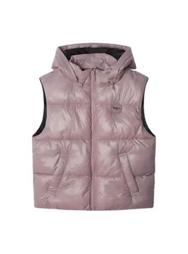 Chaleco Pepe Jeans gesteppt Essie rosa für Mädchen.