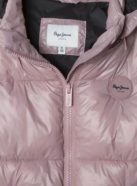 Chaleco Pepe Jeans gesteppt Essie rosa für Mädchen.