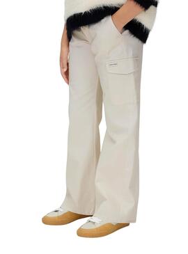 Hose Calvin Klein Cargo beige Mädchen
