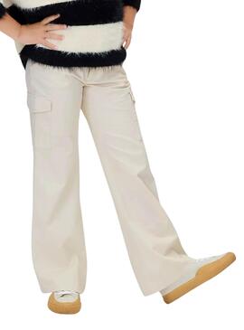 Hose Calvin Klein Cargo beige Mädchen