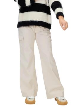 Hose Calvin Klein Cargo beige Mädchen