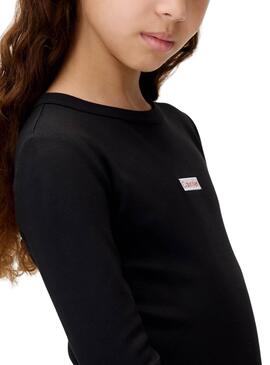 Schwarzes Calvin Klein Bodycon-Kleid für Mädchen.