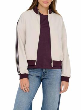 Jacke Only Mellie in Beige für Frauen.