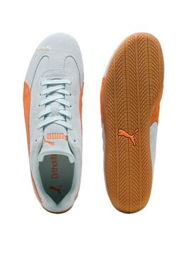 Sneakers Puma Speedcat OG in Blau und Orange für Damen.