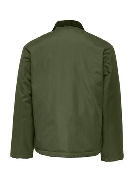 Herrenjacke Only and Sons Kosmo in Grün.