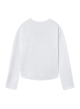 Sweatshirt Mayoral Brave in Weiß für Mädchen