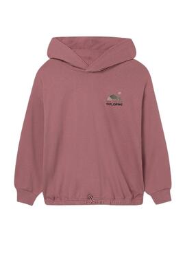 Langer bordeauxroter Mayoral Kapuzenpullover für Mädchen
