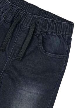 Schwarze Mayoral Jogger-Jeans für Jungen.