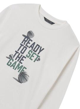 Set 2 Mayoral Basketball-T-Shirts für Jungen.
