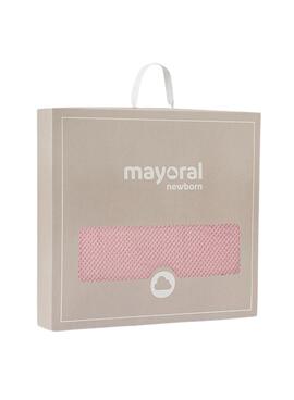 Mayoral Doppelfellrosa Decke für Babys