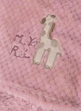Mayoral Doppelfellrosa Decke für Babys