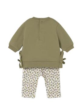 Set Mayoral 4-teiliges Leggings-Set in Grün für Babys