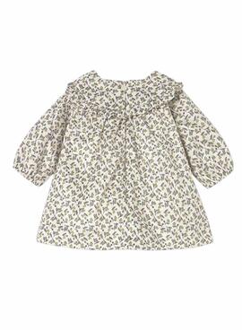 Kleid Mayoral aus bedrucktem Samt für Babys