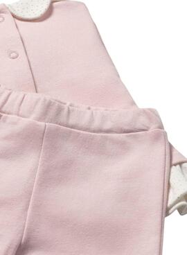 Set Mayoral Leggings und rosa T-Shirt für Babys.