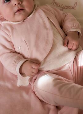 Set Mayoral Leggings und rosa T-Shirt für Babys.
