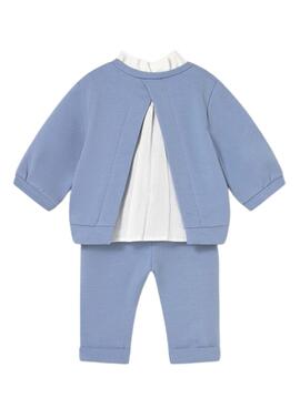 Set Mayoral Sweatshirt und Babyblaue Hose