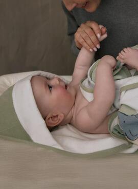 Handtuch Mayoral grün für Baby