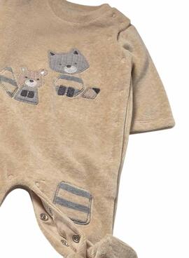 Set 2 Pyjamas von Mayoral, gerauhtes Rost für Baby.