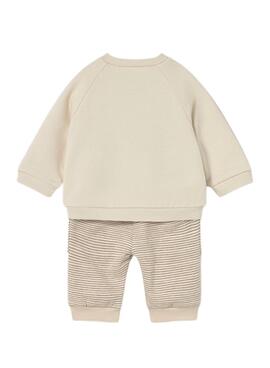 Mayoral 4-teiliges Set in Braun für Babys