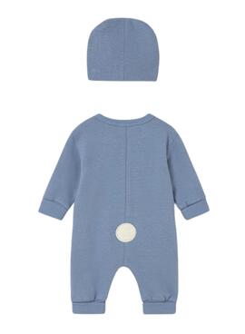 Strampler Mayoral Bär mit blauer Mütze für Babys