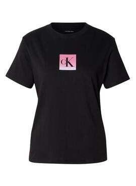 T-shirt Calvin Klein Jeans Classic Boxed Schwarz für Damen