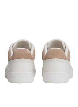 Turnschuhe Tommy Hilfiger Casual Cupsole weiß für Damen.