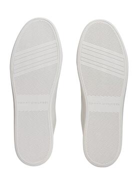 Turnschuhe Tommy Hilfiger Casual Cupsole weiß für Damen.