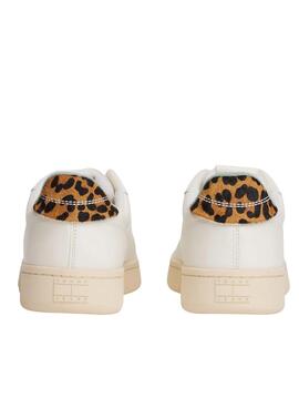 Turnschuhe Tommy Jeans Archive 98 Leopard weiß für Damen