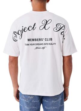 T-shirt Project x Paris Member's Club weiß für Herren