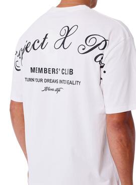 T-shirt Project x Paris Member's Club weiß für Herren