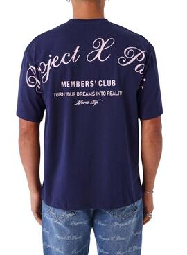 T-shirt Project x Paris Member's Club lila für Herren.
