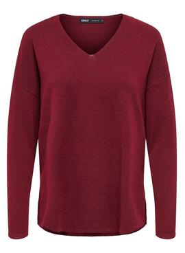  Pullover Only Malio Granatrot für Damen
