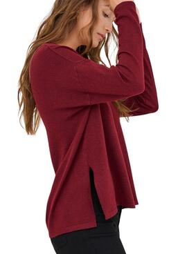  Pullover Only Malio Granatrot für Damen