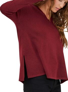 Pullover Only Malio Granatrot für Damen