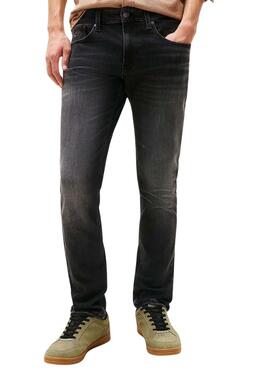 Jeanshose Tommy Jeans Scanton slim DI1286 in Schwarz für Herren.