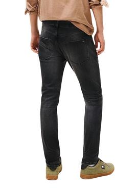 Jeanshose Tommy Jeans Scanton slim DI1286 in Schwarz für Herren.