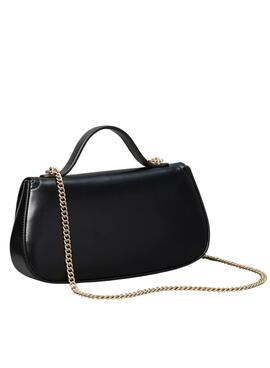 Handtasche Calvin Klein Jeans Kette Ck Schwarz für Damen