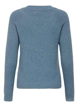 Pullover Only Rica blau für Damen.