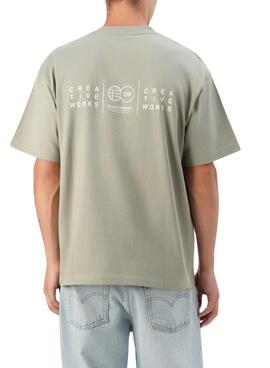 T-shirt Only and Sons Parker in Grün für Herren.