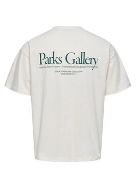 T-shirt Only and Sons Parker beige für Männer