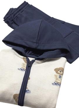 Trainingsanzug Mayoral 2 Hose Babyblau gemustert