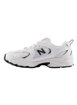 Turnschuhe New Balance 530 Weiß und Schwarz Kinder