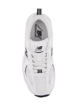 Turnschuhe New Balance 530 Weiß und Schwarz Kinder