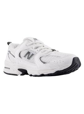 Turnschuhe New Balance 530 Weiß und Schwarz Kinder