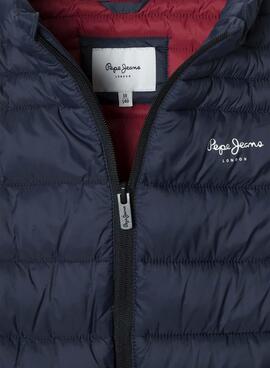Pepe Jeans gesteppte Kinderweste Ahron in Marineblau.