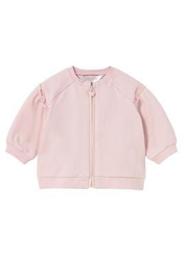 Jogginganzug Mayoral Fleece 3-teilig rosa für Babys