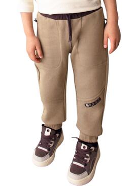 Sporthose Mayoral Active in Beige für Kinder.
