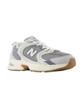 Sneakers New Balance 530 weiß und grau für Damen.