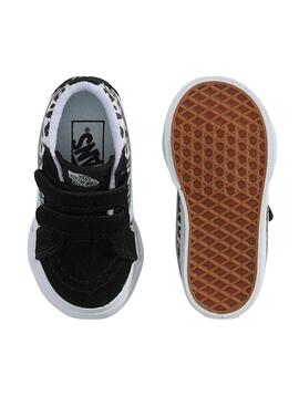 Turnschuhe Vans Sk8-Mid Leopard für kleine Mädchen