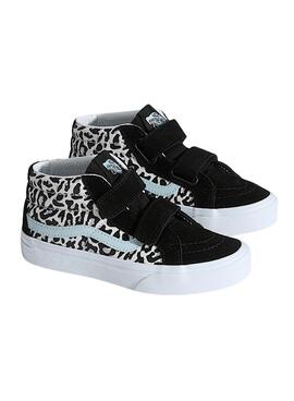 Turnschuhe Vans Sk8-Mid Leopard für Mädchen